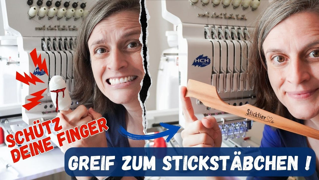 Das Stickstäbchen - die perfekte Hilfe beim Maschinensticken.