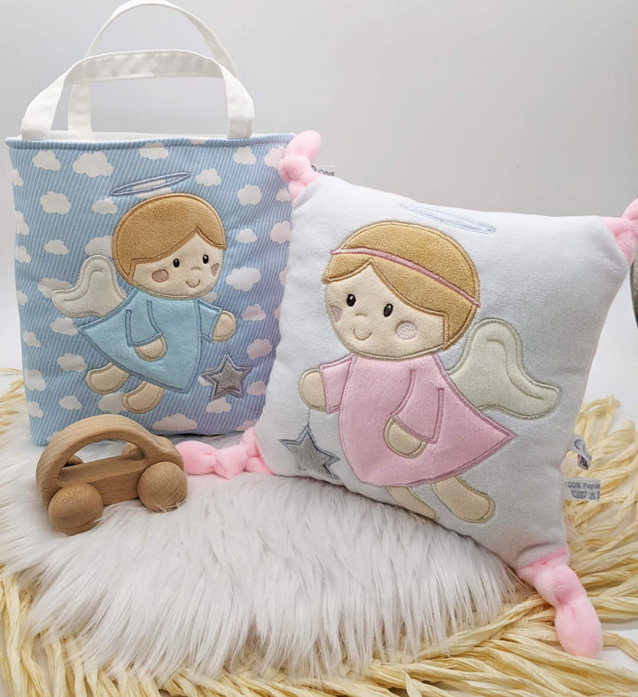 Schutzengel Applikation für die Stickmaschine