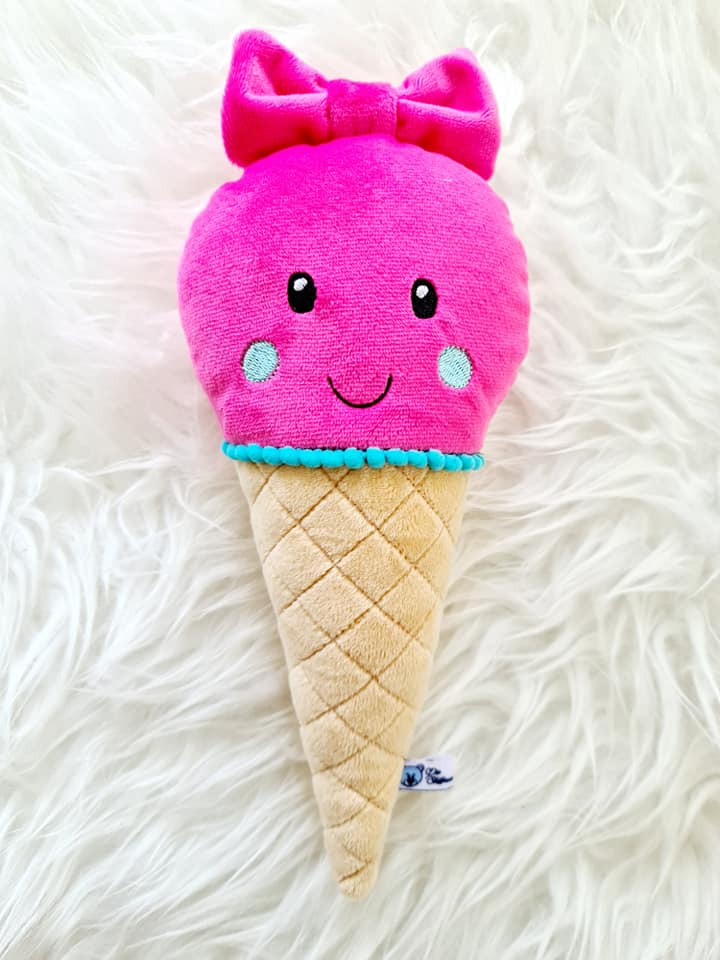 Stickdatei Eis in Waffel