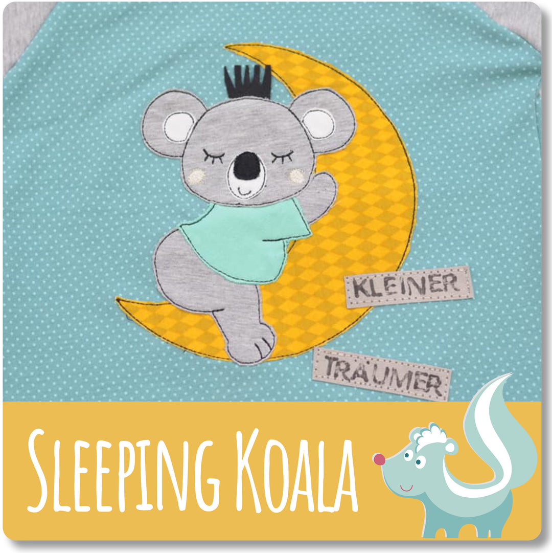 Stickdatei Sleeping Koala - Sticktier