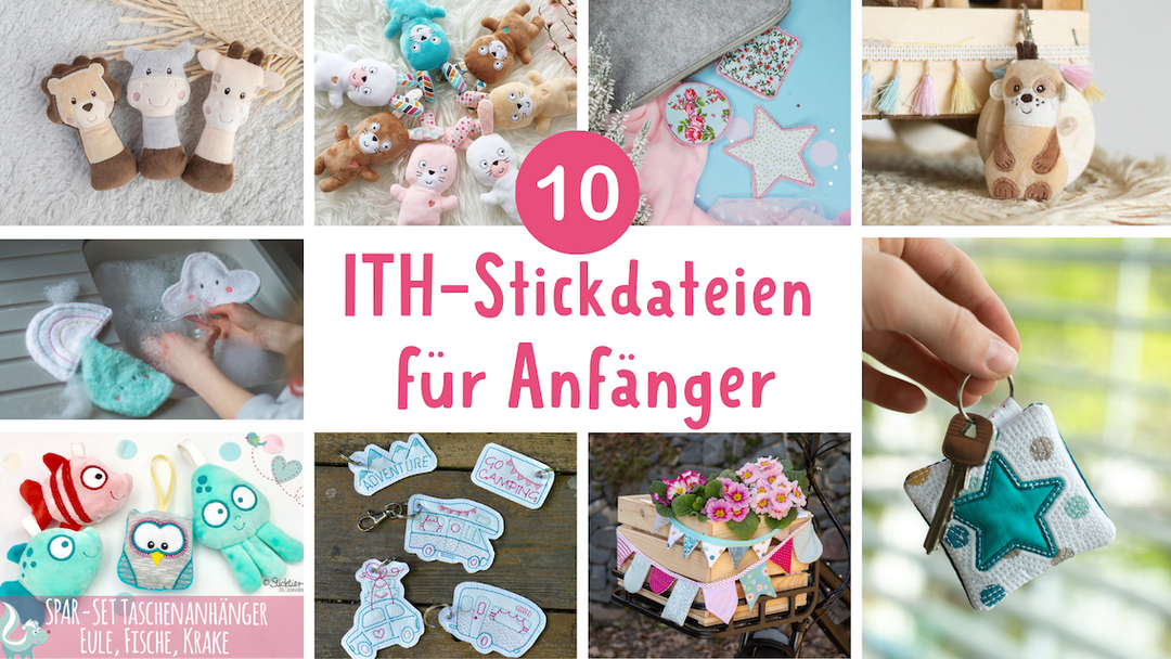 Die 10 besten ITH-Stickdateien für Anfänger