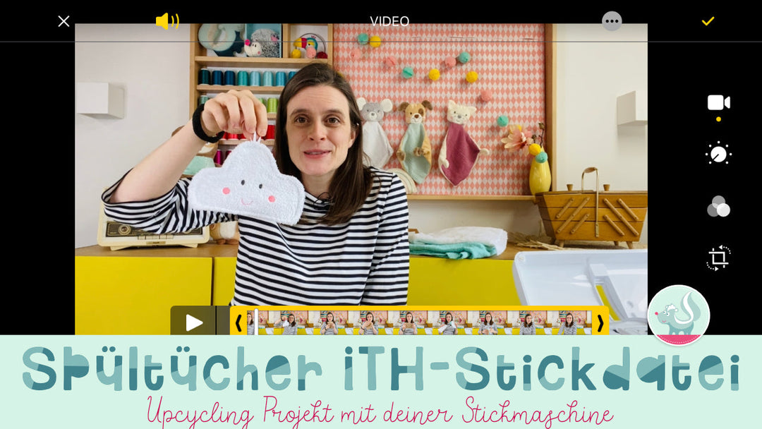Videotutorial Spültücher Selbermachen