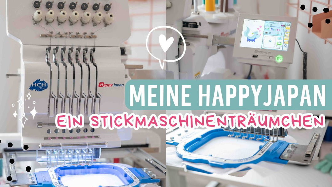 Stickmaschine Happy Japan - Industrie Stickmaschine