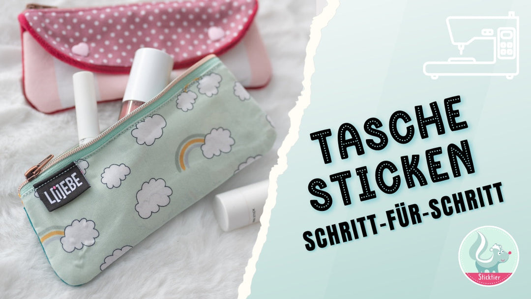 Tasche sticken - ganz ohne Nähen!!!