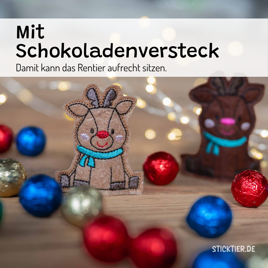 ITH Stickdatei für Weihanchen Rentier