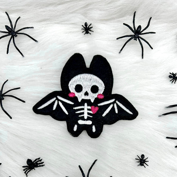 Halloween Grusel Fledermaus Applikation - Sticktier