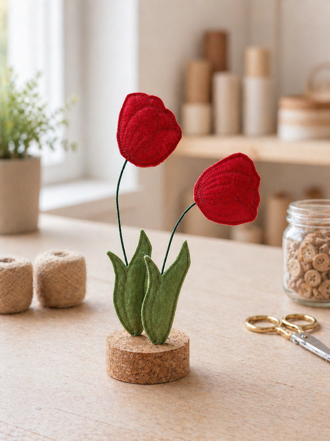 Stickdatei Frühlingsblumen – Krokus, Tulpe & Narzisse