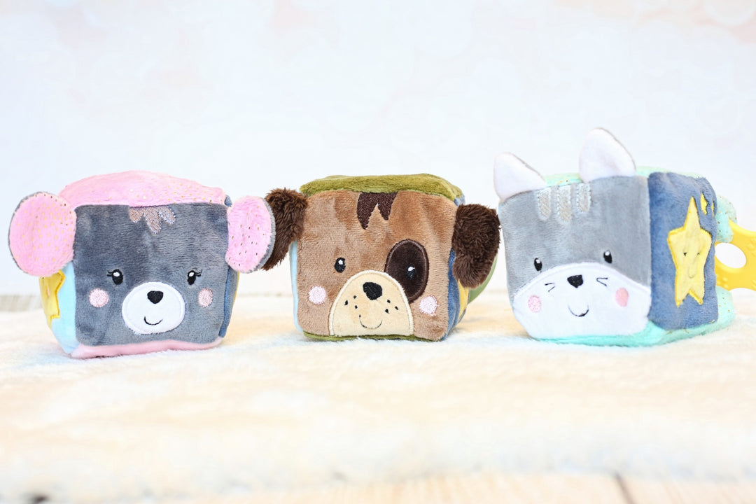 Add-On - Gesichter Stickdatei für "Activity Soft Würfel Koala" - Hund, Katze, Maus