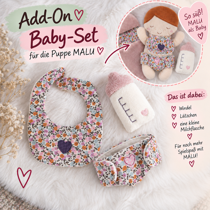 Babyzubehör für Puppe Malu