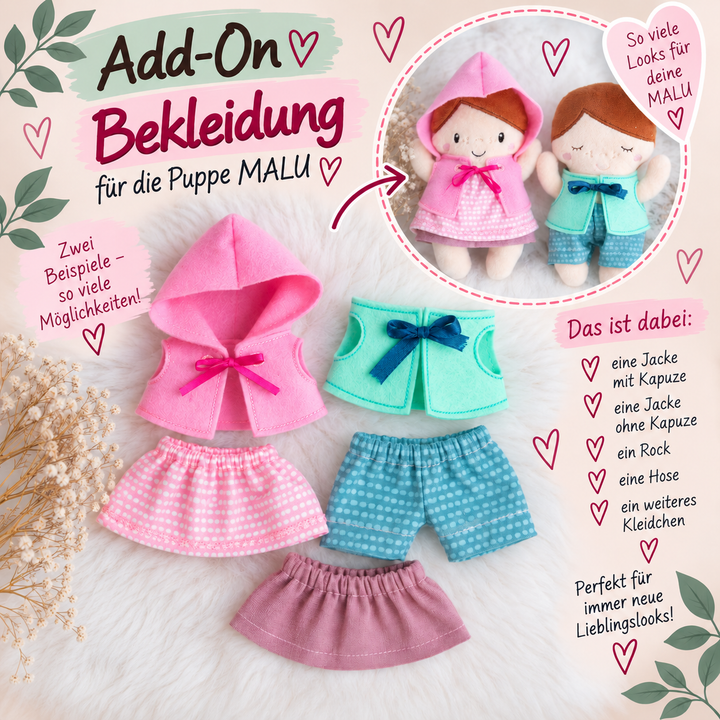 Puppenkleidung für Puppe Malu