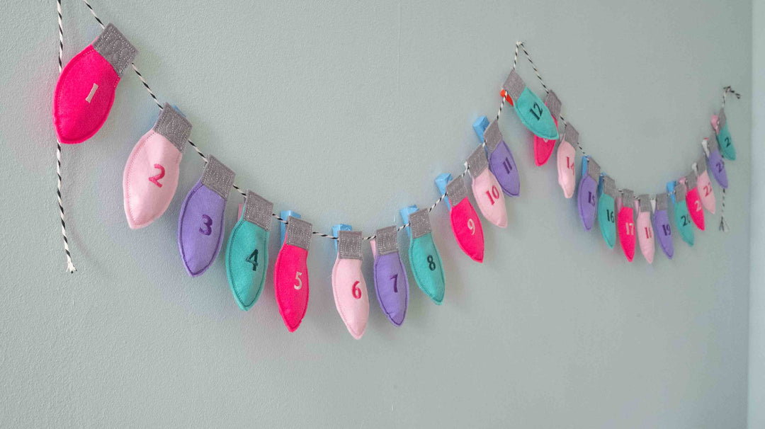 schnell gestickter Adventskalender für die Stickmaschine