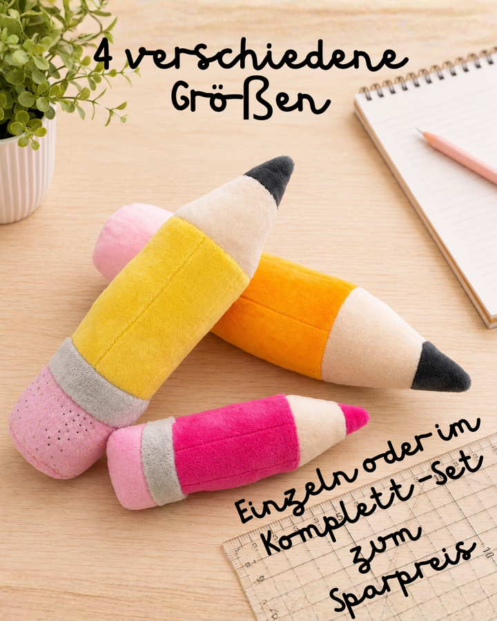 ITH Stickdatei Plüsch Buntstift