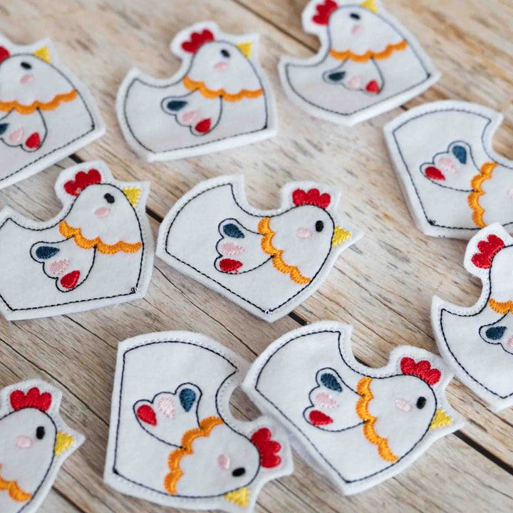 ITh Stickdatei Huhn