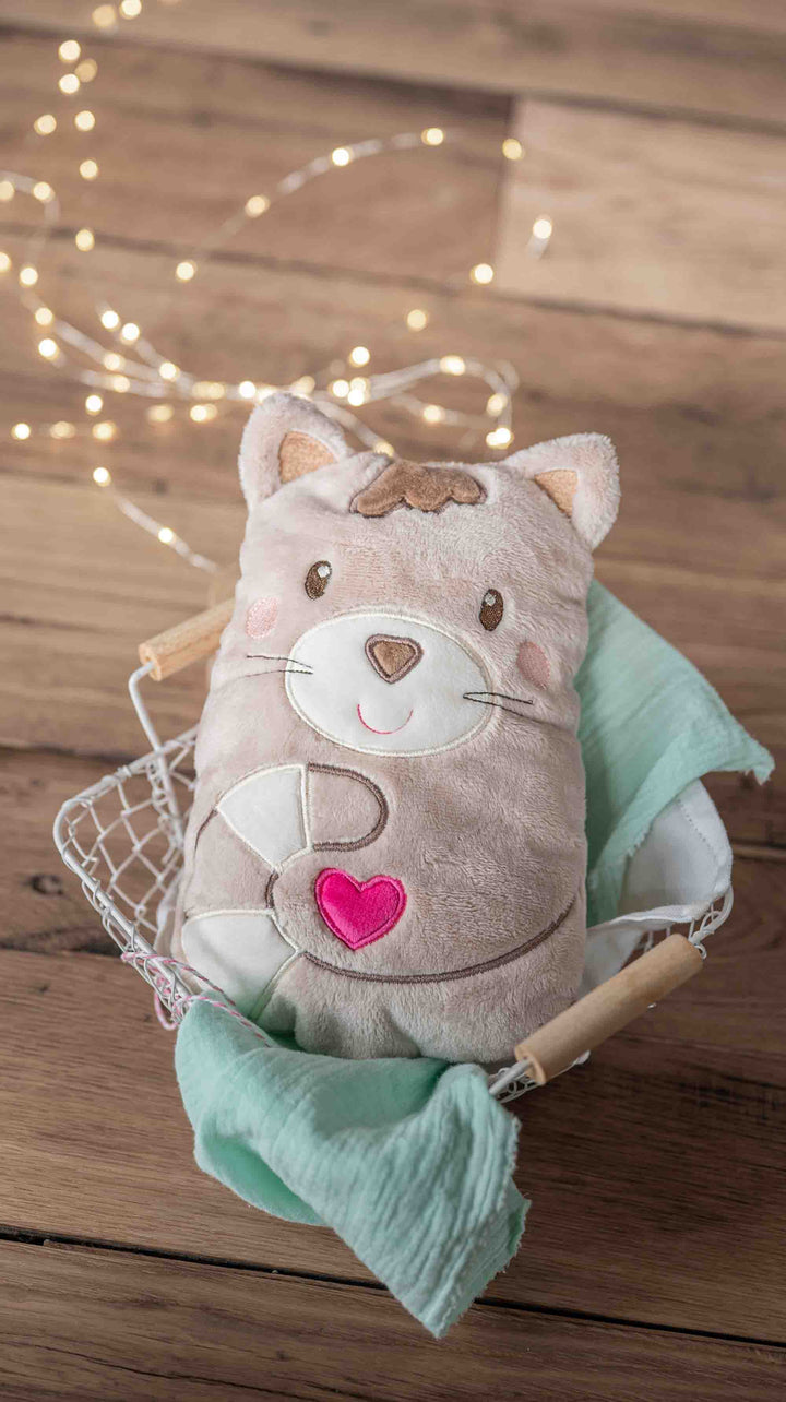 Katze Kuscheltier Spieluhrkörper ITH Stickdatei