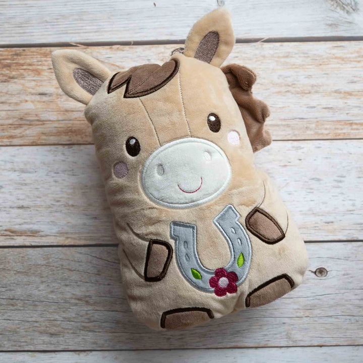 Pony ITH - Wärmflaschenbezug/Kirschkernkissen, Kuscheltier/Spieluhrkörper