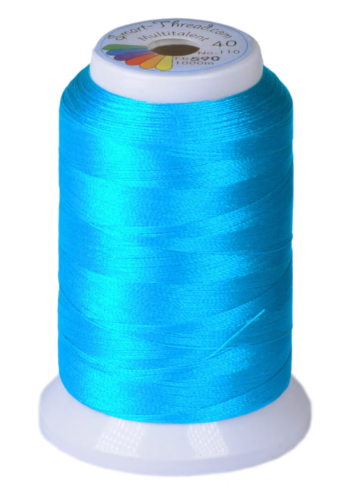 Neon Stickgarn Multitalent® 40 – 1000 m | Leuchtendes Stickgarn von Smart-Thread