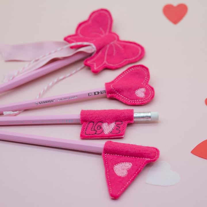 ITH Stickdatei Stiftetopper Valentinstags Set
