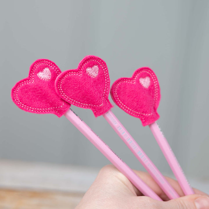 ITH Stickdatei Stiftetopper Valentinstags Set