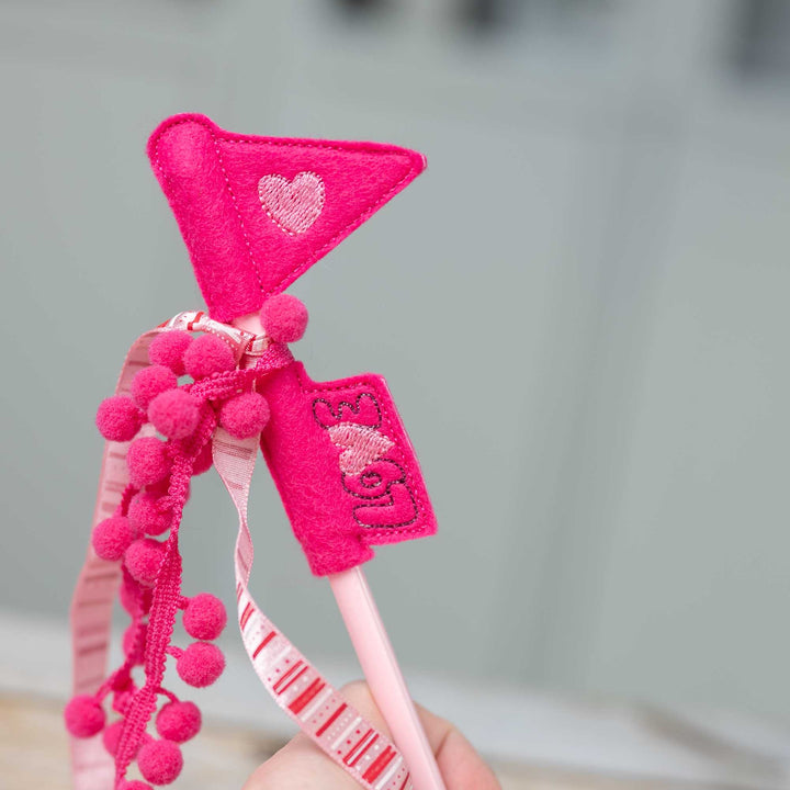 ITH Stickdatei Stiftetopper Valentinstags Set