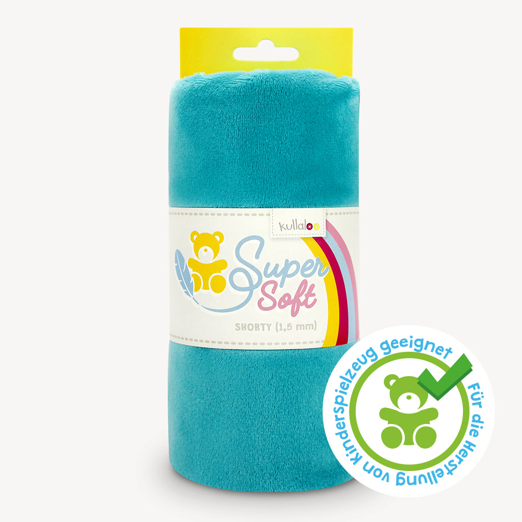 Plüschstoffe Kullaloo Super Soft Shorty 1,5 mm