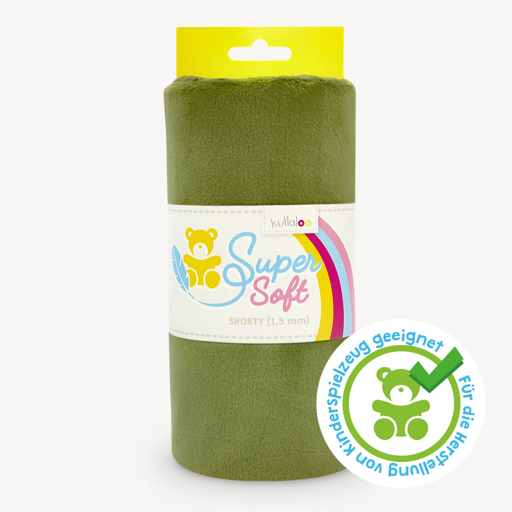 Plüschstoffe Kullaloo Super Soft Shorty 1,5 mm