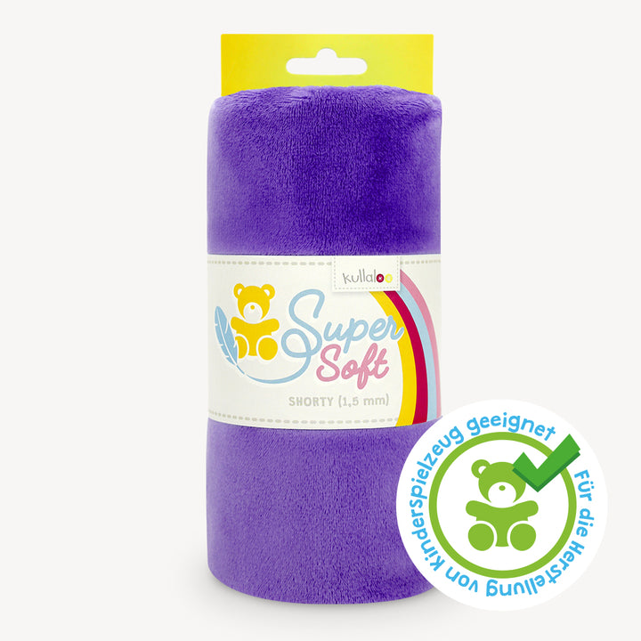 Plüschstoffe Kullaloo Super Soft Shorty 1,5 mm