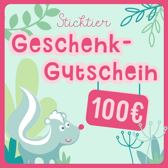 Geschenkgutscheine - Sticktier