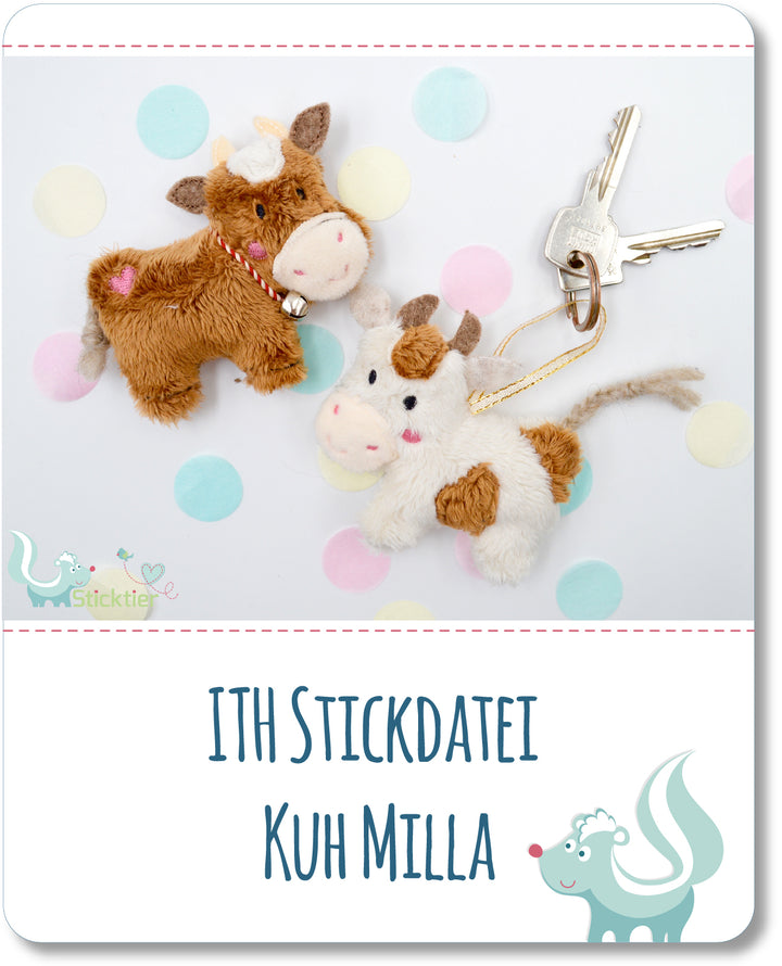 ITH-Stickdatei Kuh Milla - Sticktier