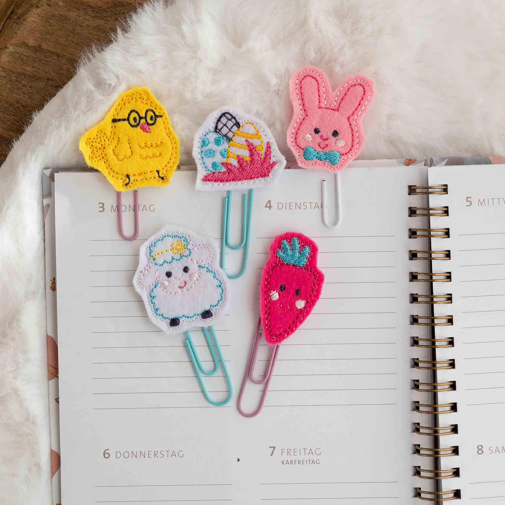 Planner Clips Ostern – Sticktier