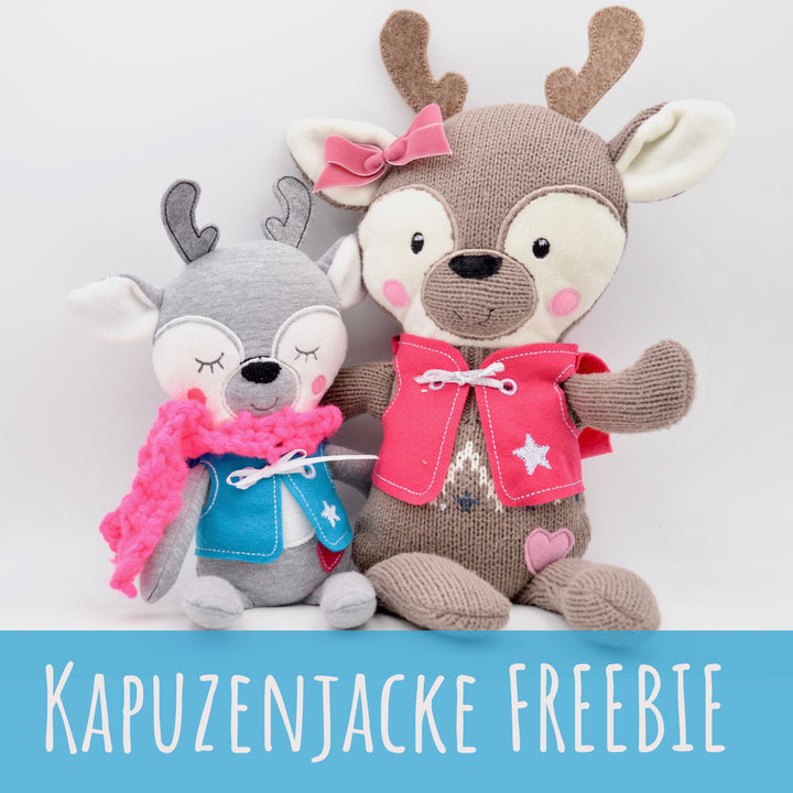 ITH Stickdatei Freebie Jacke für das Reh