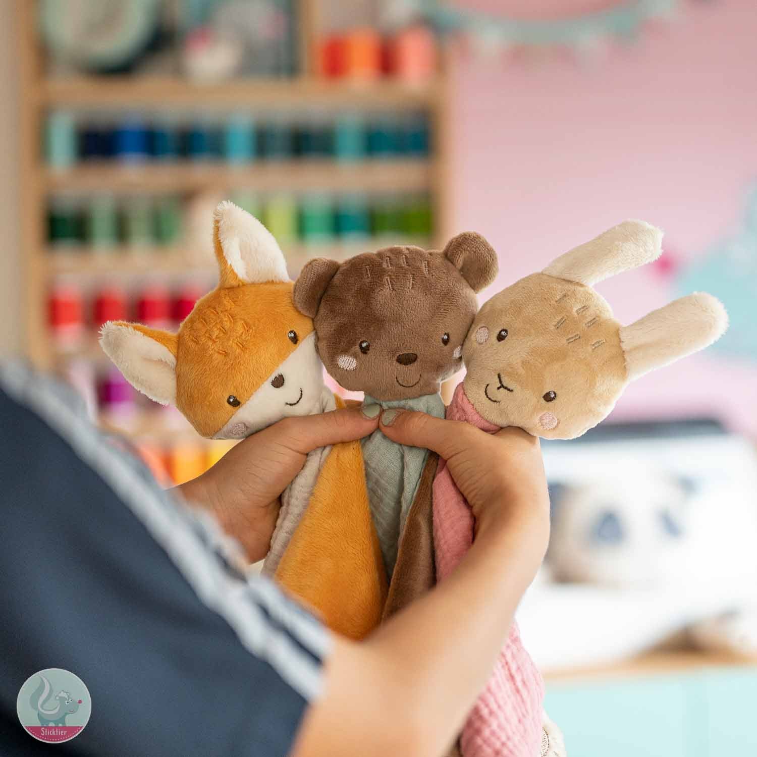 Schmusetücher Fuchs Bär und Hase