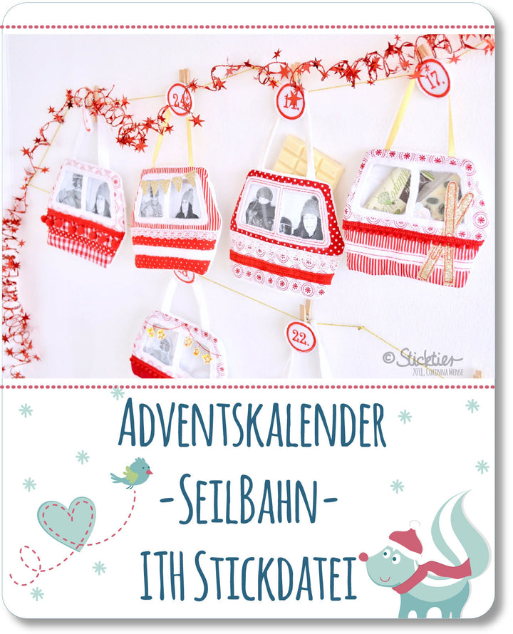 Adventskalender Stickdatei