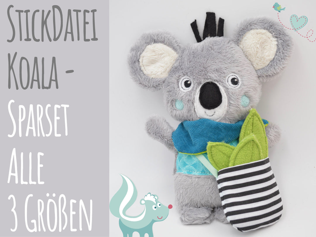 Stickdatei ITH Koala - Sticktier